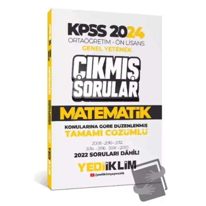 KPSS 2024 Ortaöğretim-Önlisans Matematik Konularına Göre Çıkmış Sorular