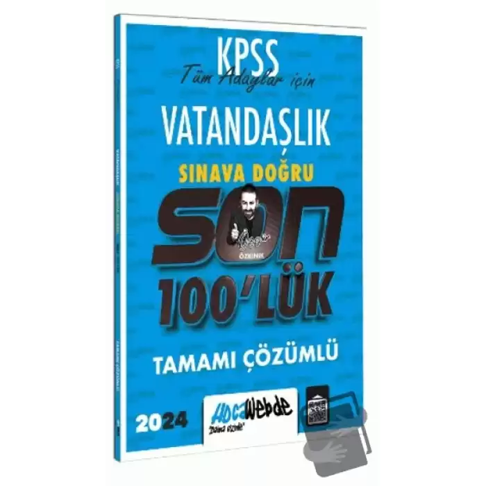 KPSS 2024 Vatandaşlık Son 100 lük Tamamı Çözümlü Sorular