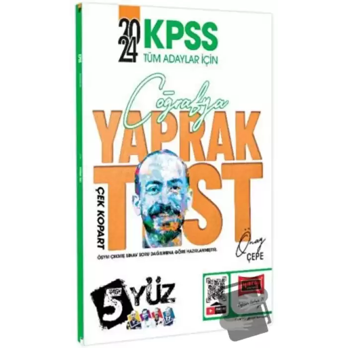 KPSS 5 Yüz Coğrafya Çek Kopart Yaprak Test