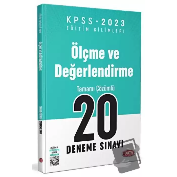 KPSS Eğitim Bilimleri Ölçme ve Değerlendirme 20 Deneme Sınavı