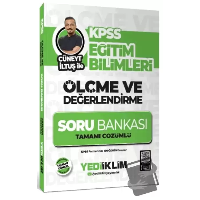 KPSS Eğitim Bilimleri Ölçme ve Değerlendirme Cüneyt İltuş İle Tamamı Çözümlü Soru Bankası