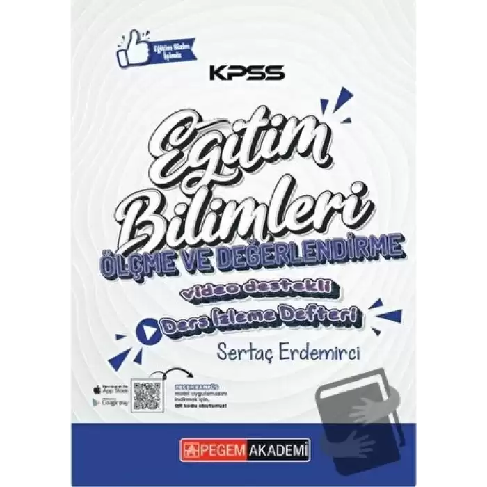 KPSS Eğitim Bilimleri Ölçme ve Değerlendirme Ders İzleme Defteri