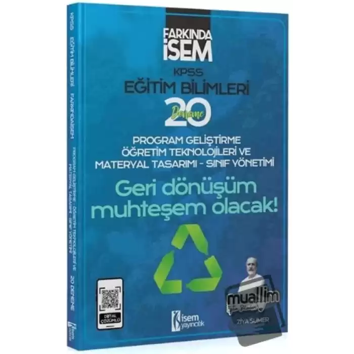 KPSS Eğitim Bilimleri Program Geliştirme Muallim 20 Deneme Çözümlü