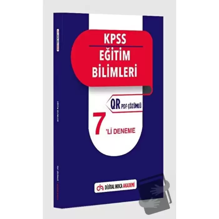 KPSS Eğitim Bilimleri QR PDF Çözümlü 7 li Deneme