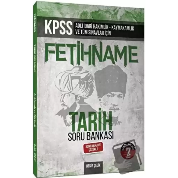 KPSS FETİHNAME Tarih Çözümlü Soru Bankası