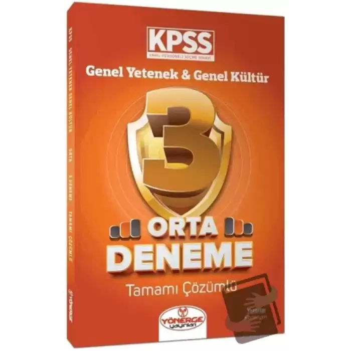 KPSS Genel Yetenek Genel Kültür Kolay 3 Deneme Çözümlü