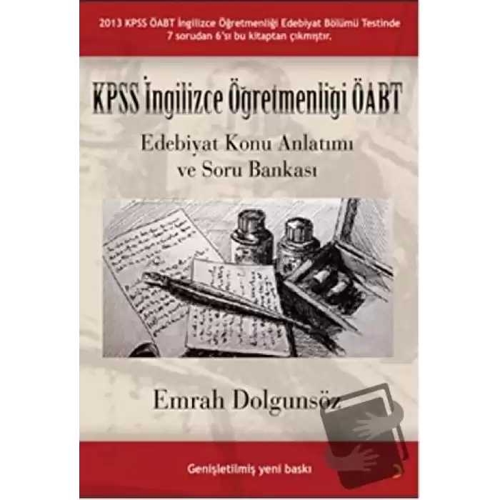 KPSS İngilizce Öğretmenliği ÖABT Edebiyat Konu Anlatımı ve Soru Bankası