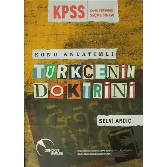 KPSS Konu Anlatımlı Türkçenin Doktrini