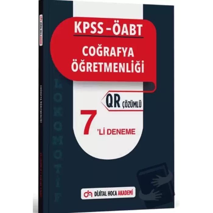 KPSS ÖABT Coğrafya Öğretmenliği Lokomotif Serisi QR Çözümlü 7li Deneme Akademi