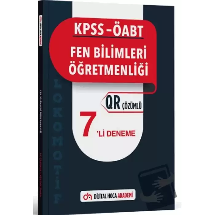 KPSS ÖABT Fen Bilimleri Öğretmenliği Lokomotif Serisi QR Çözümlü 7li Deneme Akademi