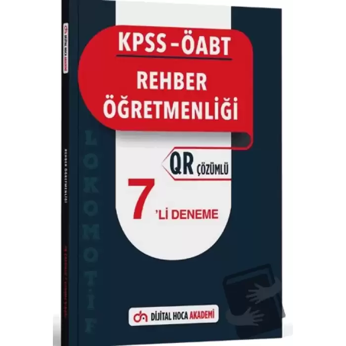 KPSS ÖABT Rehber Öğretmenliği Lokomotif Serisi QR Çözümlü 7li Deneme Akademi