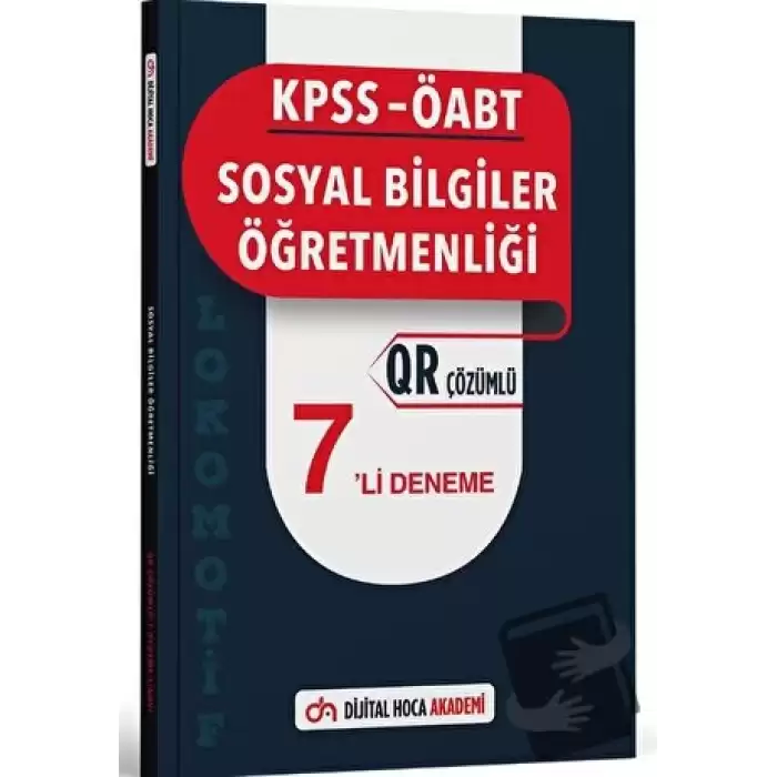 KPSS ÖABT Sosyal Bilgiler Öğretmenliği Lokomotif Serisi QR Çözümlü 7li Deneme Akademi