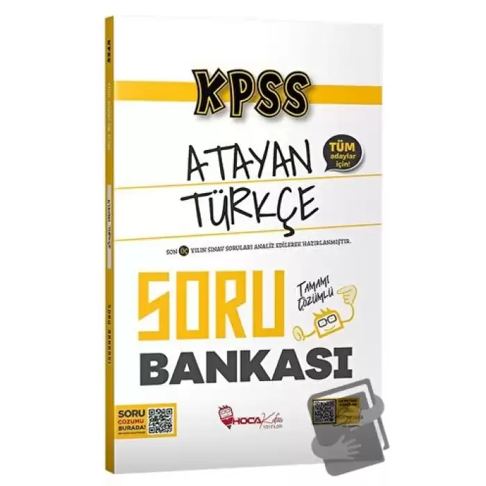 KPSS Türkçe Atayan Soru Bankası Çözümlü