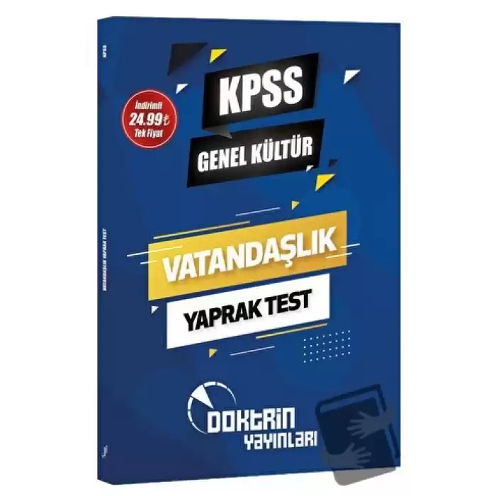 KPSS Vatandaşlık Yaprak Test