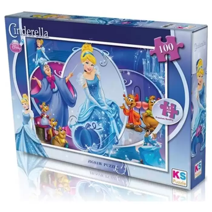 Ks Games Puzzle 100 Parça Cinderella 714