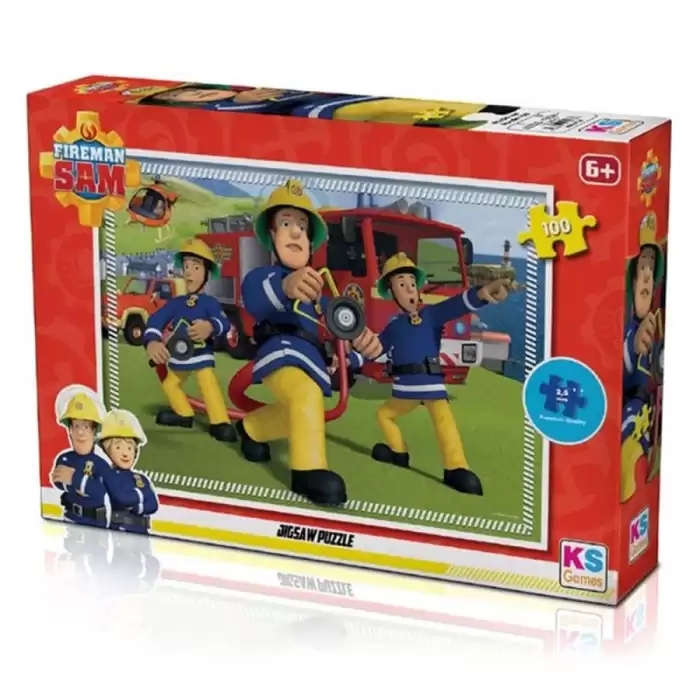 Ks Games Puzzle 100 Parça Fireman Sam Puzzle Frs 714