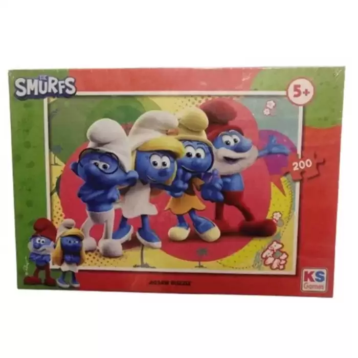 Ks Games Puzzle 200 Parça Smurf Smr 113