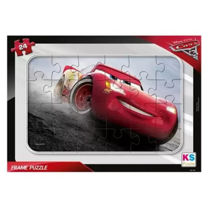 Ks Games Puzzle 24 Parça Cars Frame Cr.704