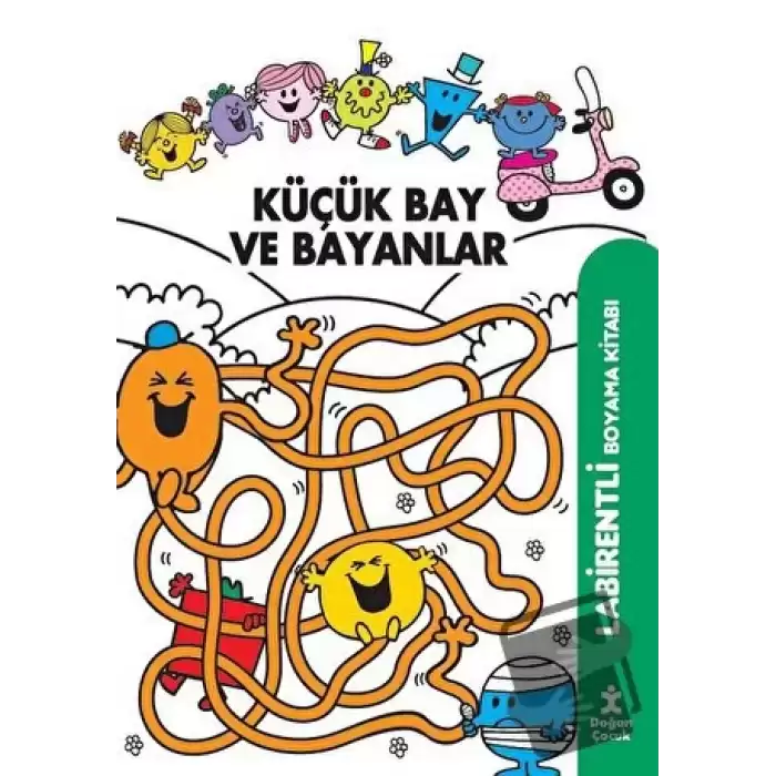 Küçük Bay Ve Bayanlar Labirentli Boyama Kitabı