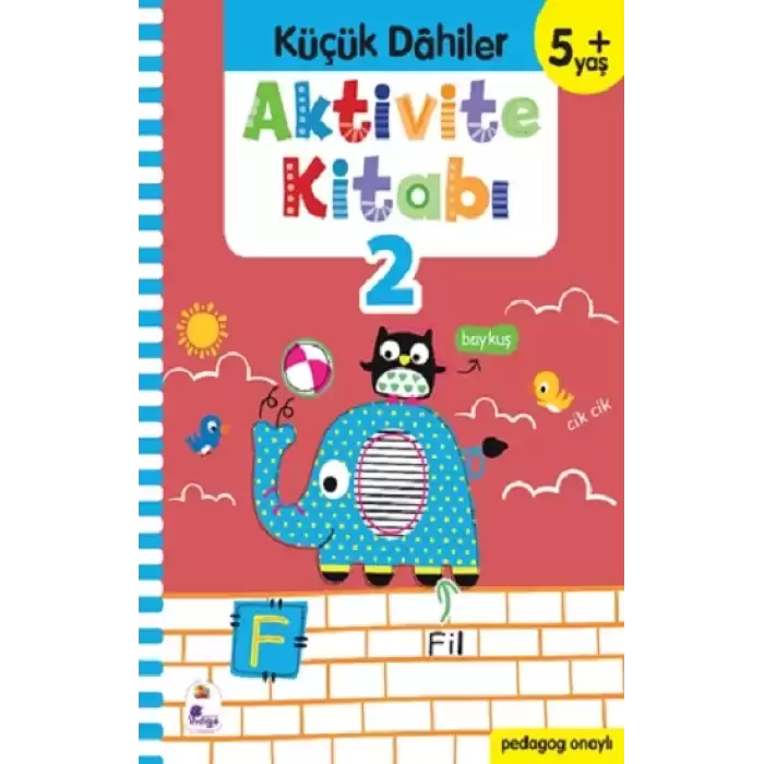 Küçük Dahiler Aktivite Kitabı 2 – 5+ Yaş (Pedagog Onaylı)