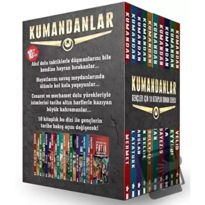 Kumandanlar Seti (10 Kitap Takım Kutulu)