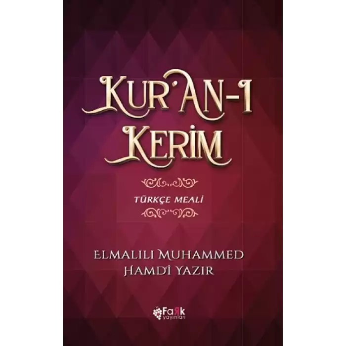 Kuran-ı Kerim Türkçe Meali