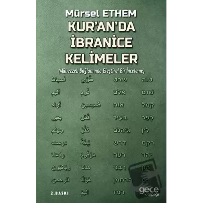 Kur’an’da İbranice Kelimeler