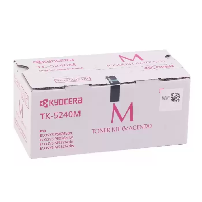 Kyocera Tk-5240M Magenta Kırmızı Orjinal Fotokopi Toneri Ecosys M5526Cdn-5526Cdw P5026Cdn-5026Cdw 3.