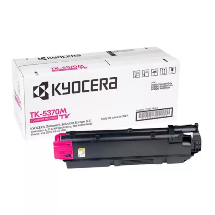 Kyocera Tk-5370M Magenta Kırmızı Orjinal Fotokopi Toneri Ecosys Ma3500Cix - Ma3500Cifx 5.000 Sayfa