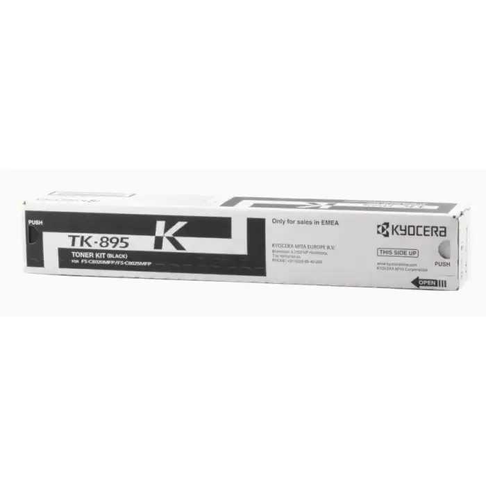 Kyocera Tk-895K Black Siyah Orjinal Fotokopi Toneri Fs-C8020-8025-8520-8525 12.000 Sayfa