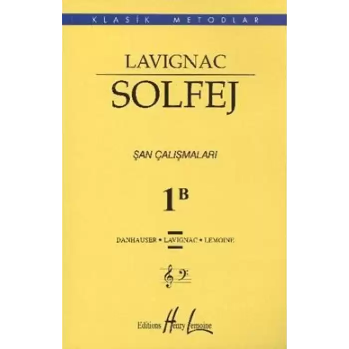 Lavignac Solfej 1B (Büyük Boy)