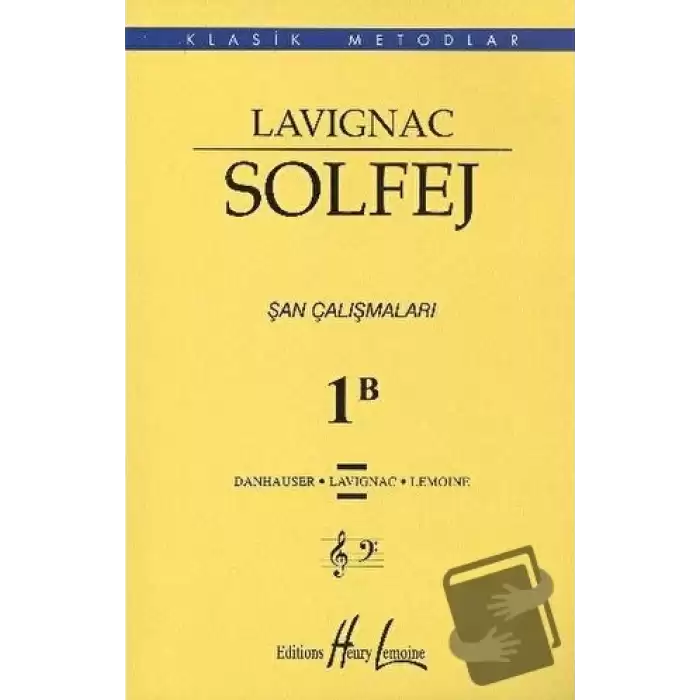 Lavignac Solfej 1B (Büyük Boy)