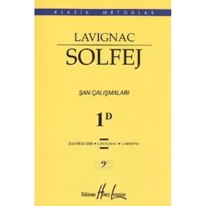 Lavignac Solfej 1D (Küçük Boy)