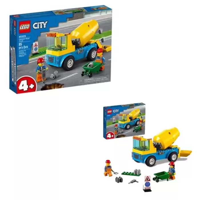 Lego City Cement Mixer Truck Adr-Lsc60325