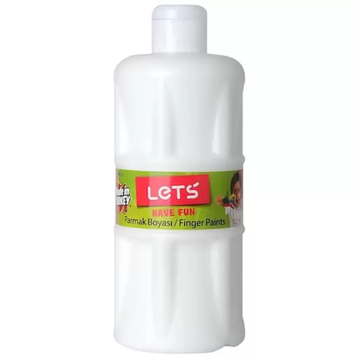 Lets Parmak Boyası 500 Ml Beyaz L-5001