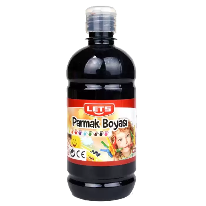 Lets Parmak Boyası 500 Ml Siyah L-5009