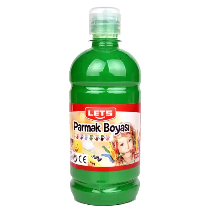 Lets Parmak Boyası 500 Ml Yeşil L-5007