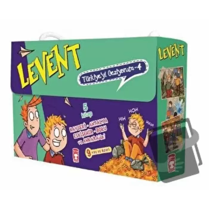 Levent Türkiyeyi Geziyorum - 4 (5 Kitap)