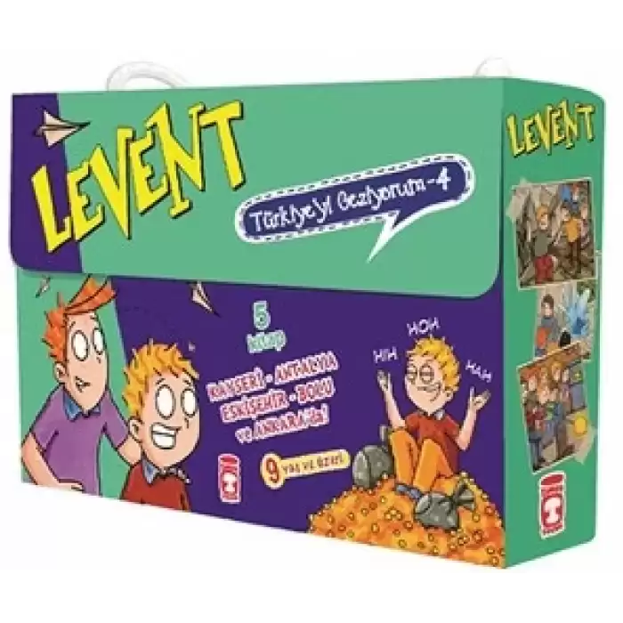 Levent Türkiyeyi Geziyorum - 4 (5 Kitap Takım)