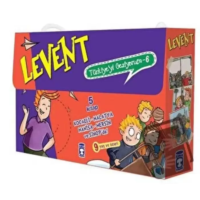 Levent Türkiyeyi Geziyorum 6 Set (5 Kitap Takım)