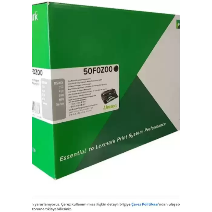 Lexmark 50F0Z00 (500Z) 60.000 Sayfa Drum Ms310-312-315-317-410-415-417-510-610 Mx317-410-510-511-611