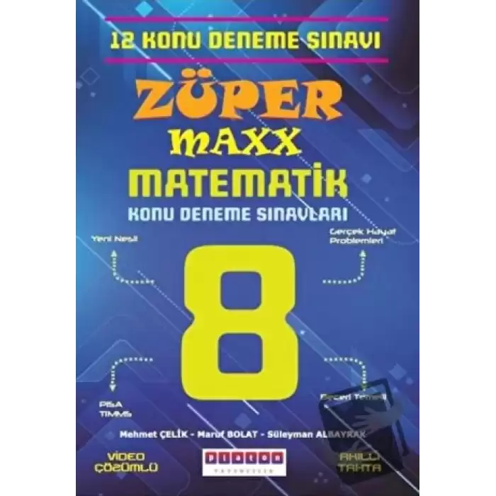 LGS 8. Sınıf Züper Maxx Matematik Konu Denemeleri