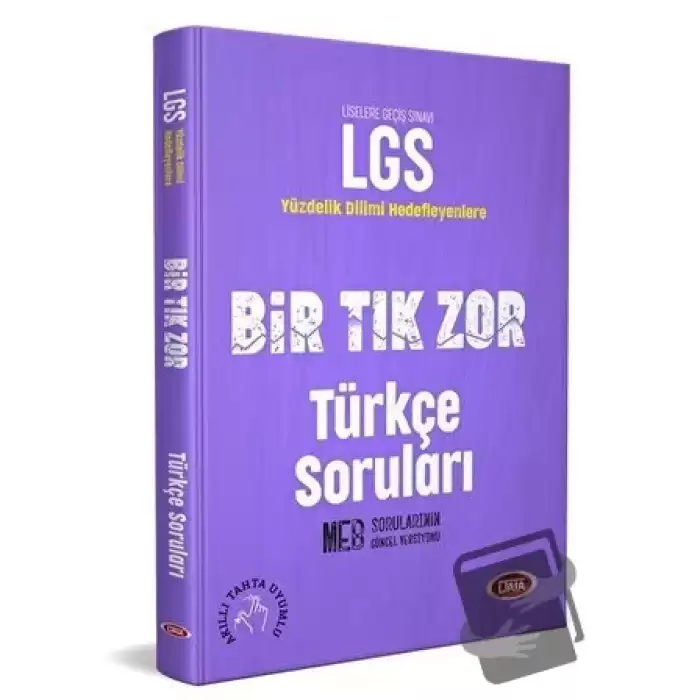 LGS Bir Tık Zor Türkçe Soruları