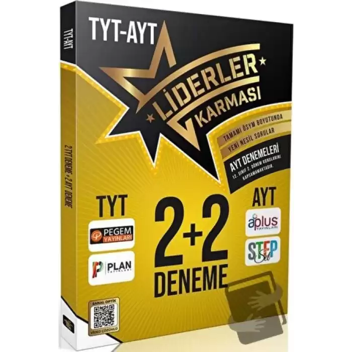 Liderler Karması TYT-AYT 2+2 Deneme Seti (1. Dönem AYT Denemeler)