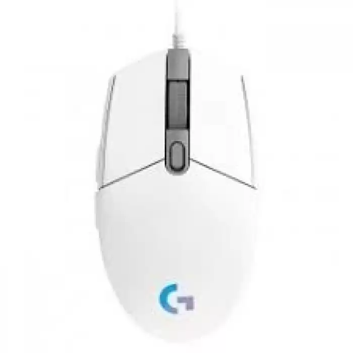 Logitech 910-005824 G102 Lightsync Beyaz 8000Dpı 6 Tuş Optik Rgb White Kablolu Gaming (Oyuncu) Mouse