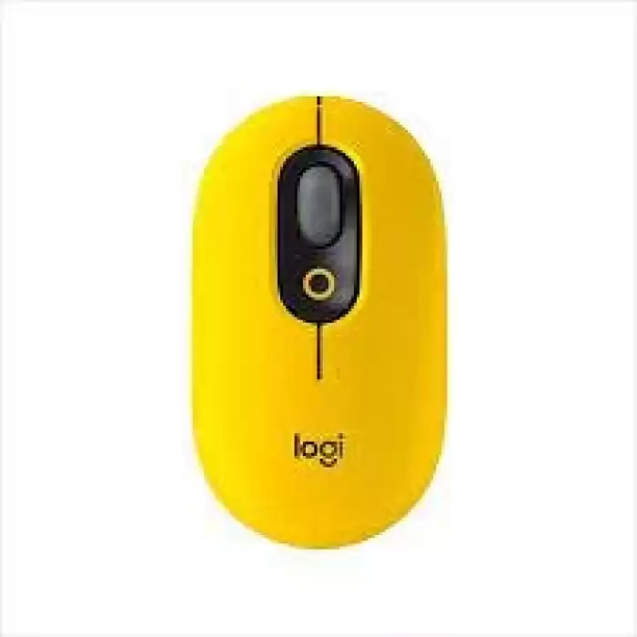 Logitech 910-006546 Pop Emoji Sarı Optik Kablosuz Mouse