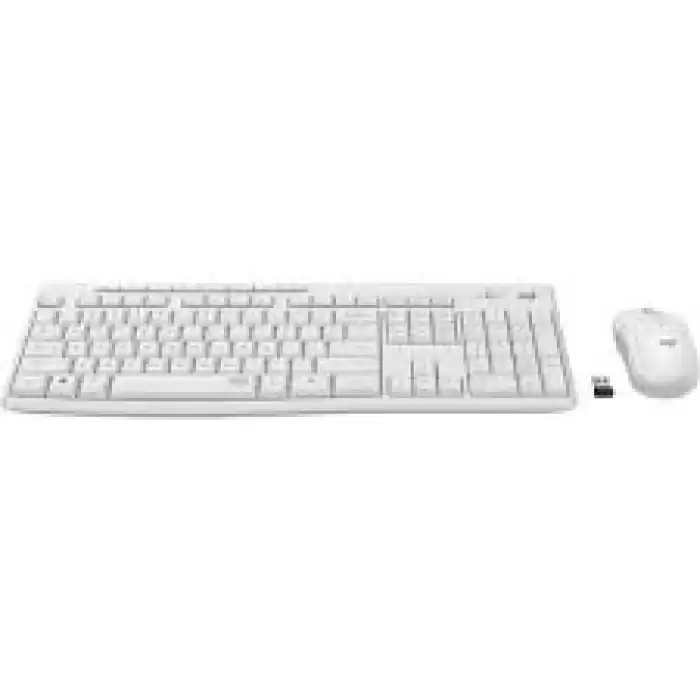 Logitech 920-010089 Mk295 Kablosuz Beyaz Klavye Mouse Set