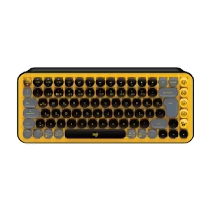 Logitech 920-010818 Pop Keys Yellow-Black Kablosuz Mekanik Emoji Klavyesi