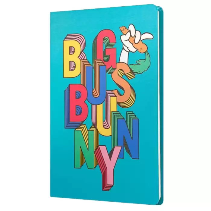 Mabbels Sert Kapak Butik Defter Looney Tunes Bug Bunny Mavi 80 Yp 15X21 Dft-388098