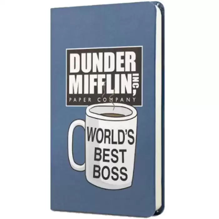 Mabbels Sert Kapak Mini Defter The Office Worlds Best Boss K.mavi 80 Yp 9X14 Dft-388340
